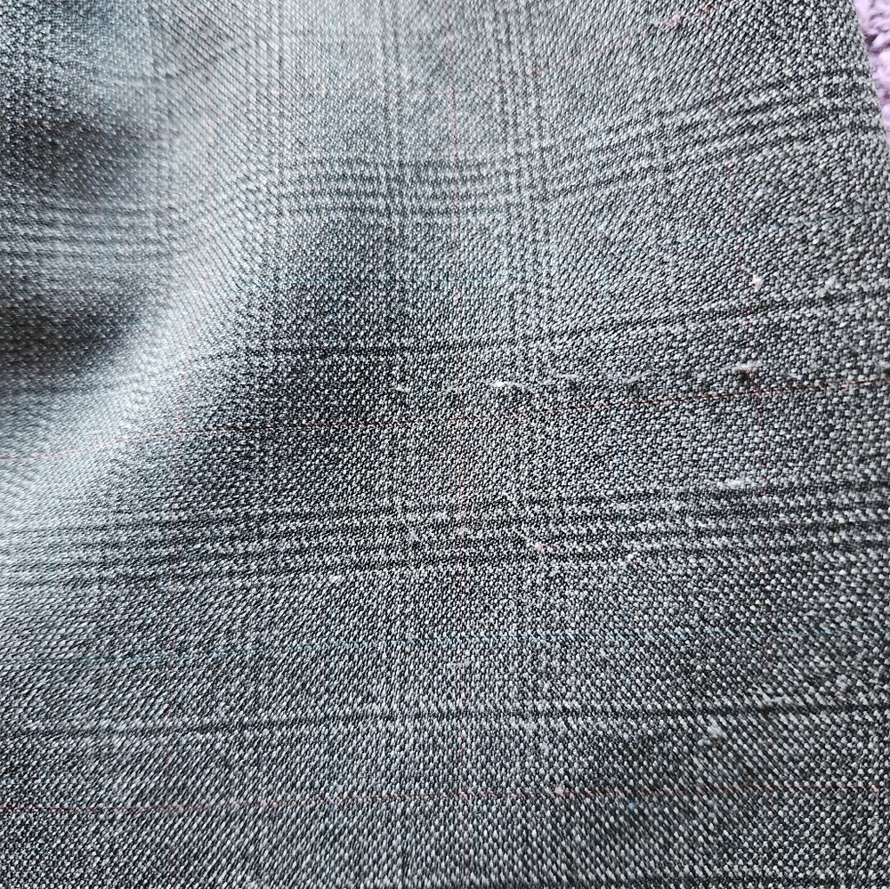 Worthington Stretch Gray Plaid Pant, Size 10 - Picture 7 of 8